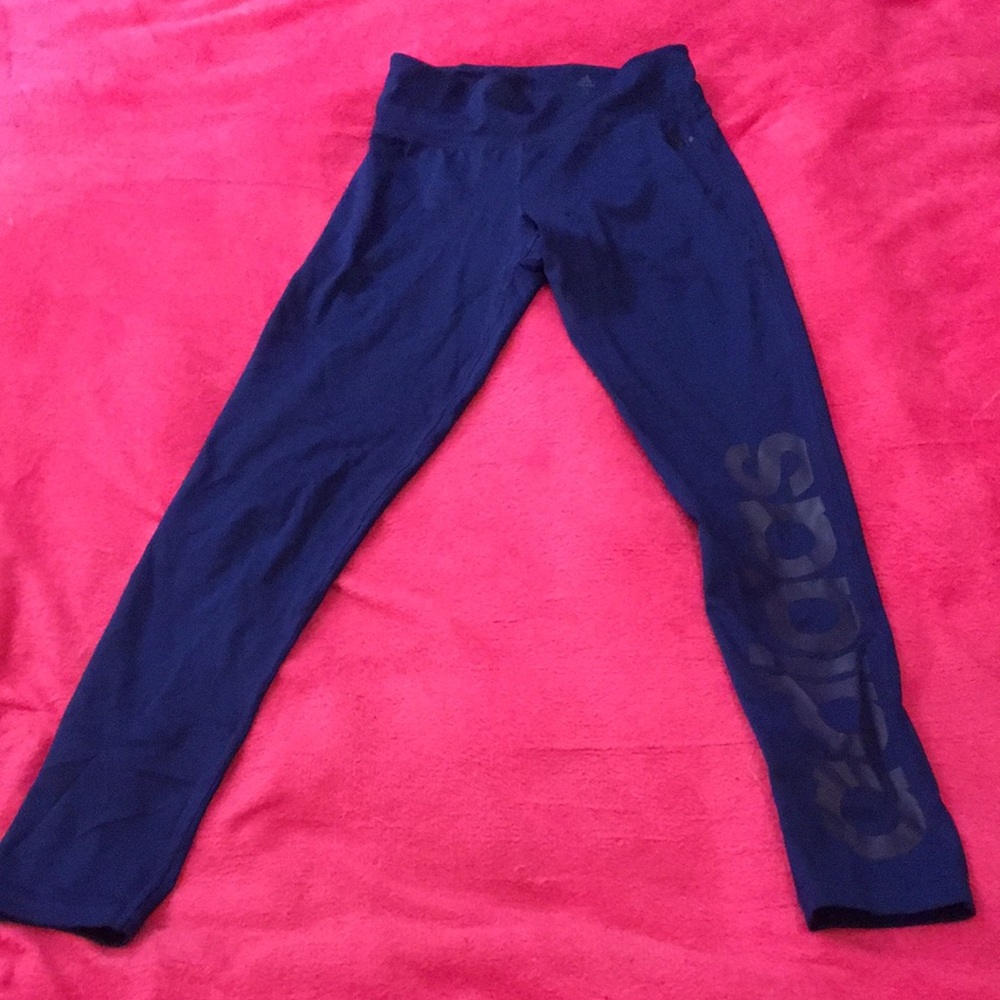 Adidas Blue Performance Leggings